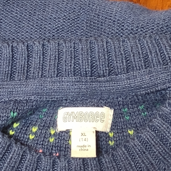 Gymboree Navy Fair Isle Sweater - Picture 4 of 5
